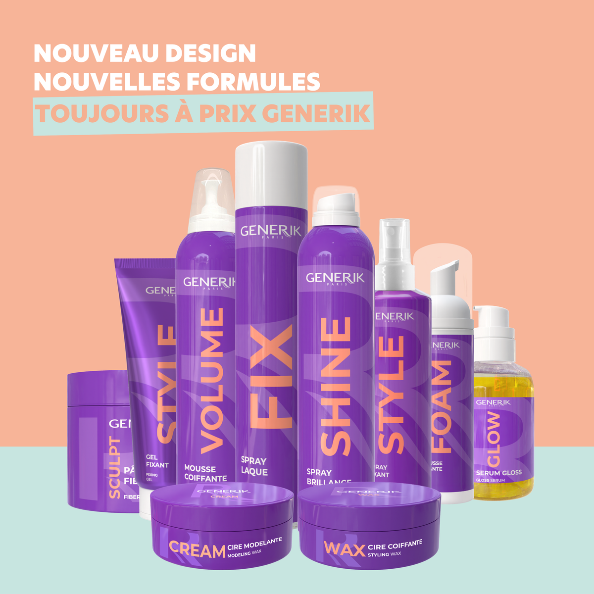 Cire Modelante Generik 100ml — Fixation Souple & Modelable