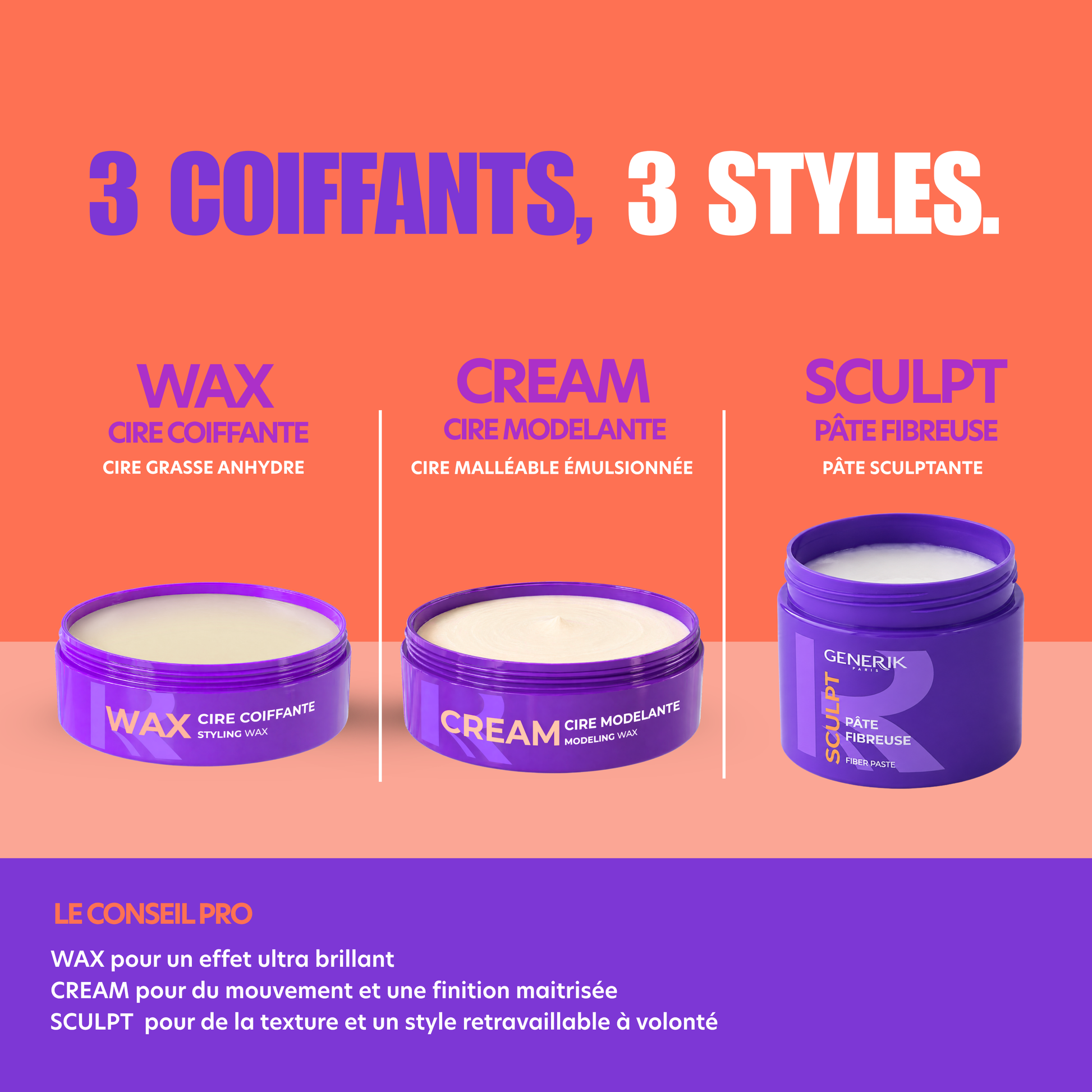 Coiffage Generik New Look - Cires - Packshot