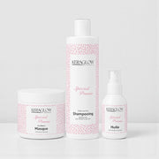 Lots de 6 KERAGLOW Shampoing, Masque Spécial Pousse – & Huile Anti-Chute Énergisants sans Sulfate