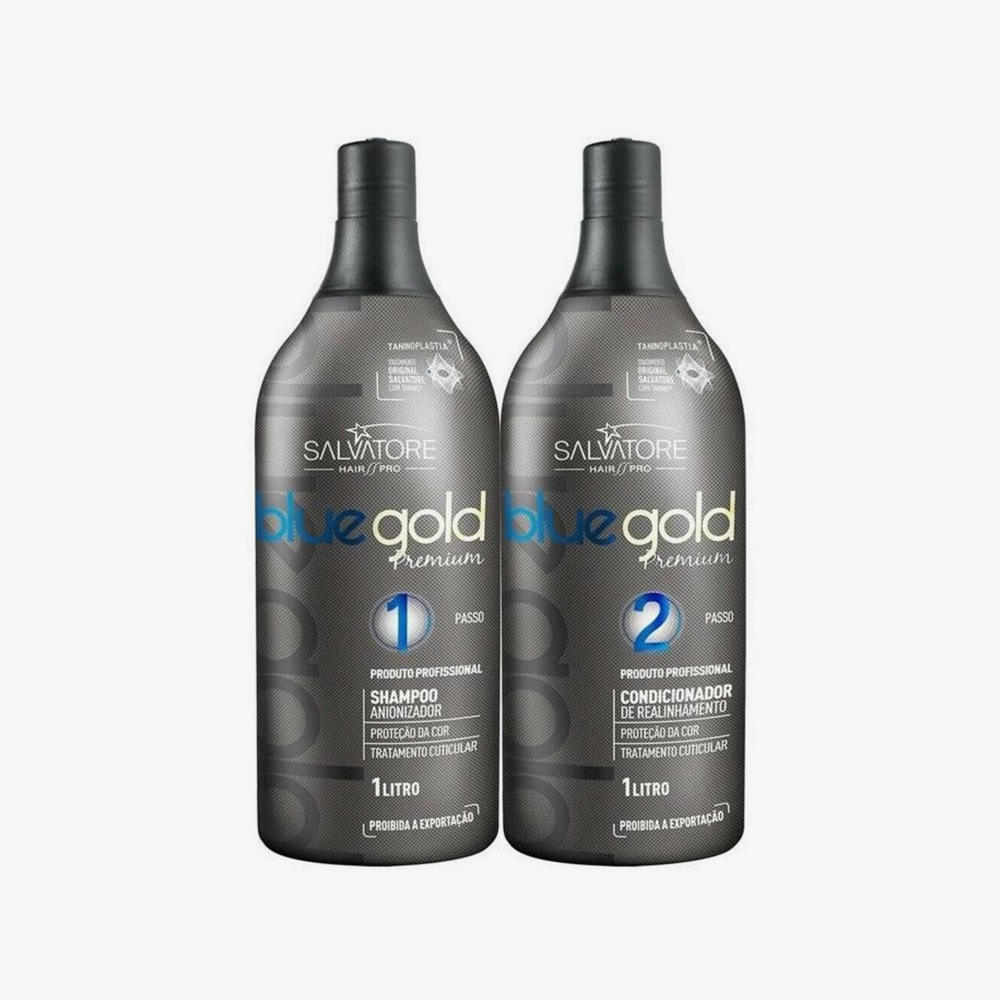 Kit Lissage Tanin Salvatore Blue Gold