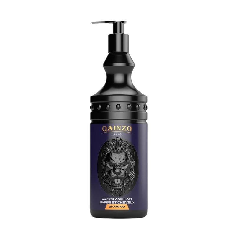 Qainzo Paris Shampoing Barbe et Cheveux 400ml Homme