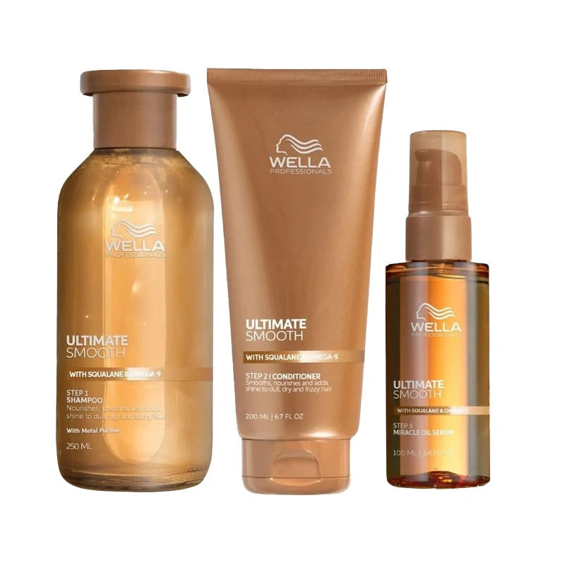 Trio Anti Frisottis Cheveux Normaux Ultimate Smooth Wella