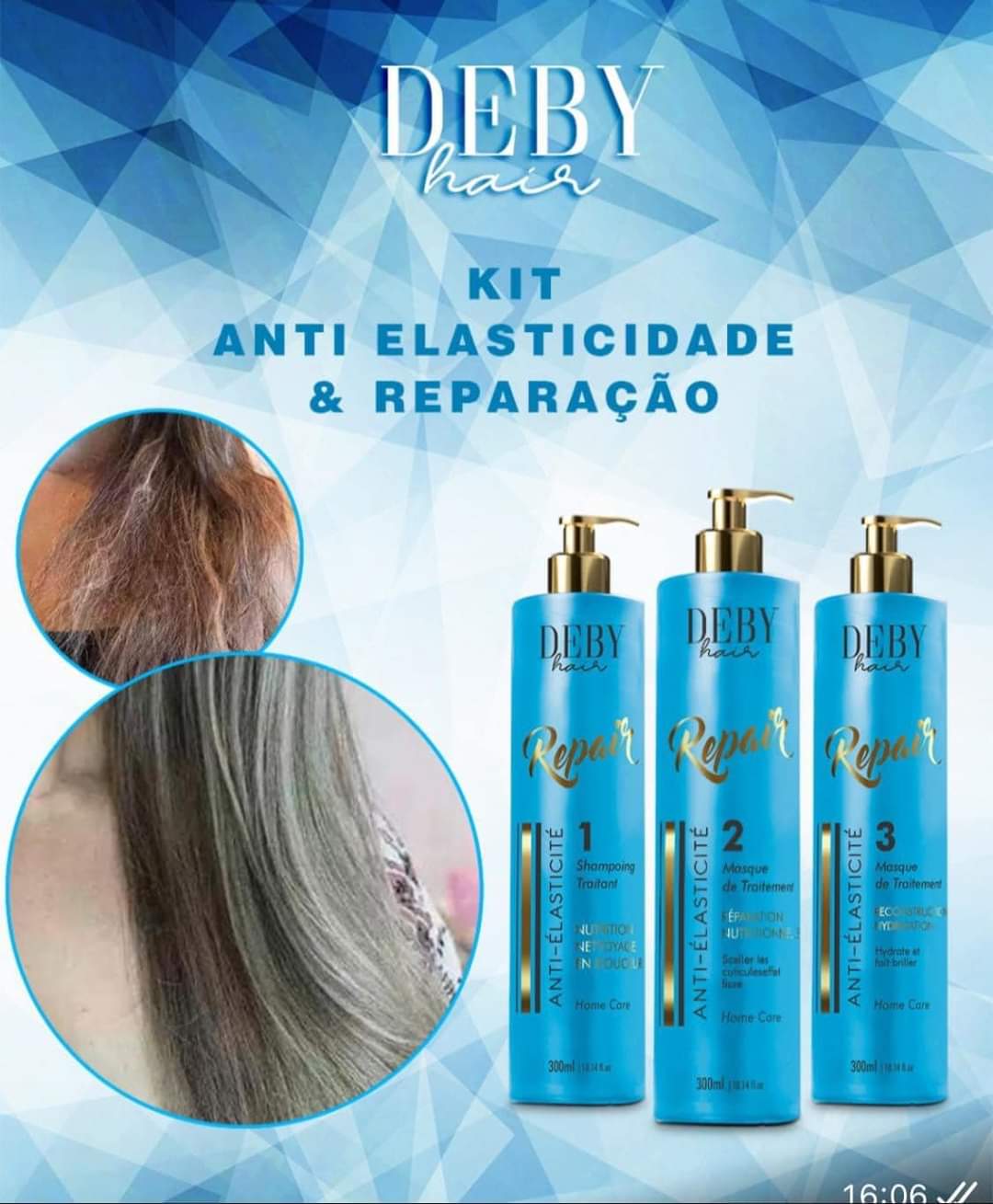 Kit Repair Deby Hair – Reconstruction Cheveux Fragilisés