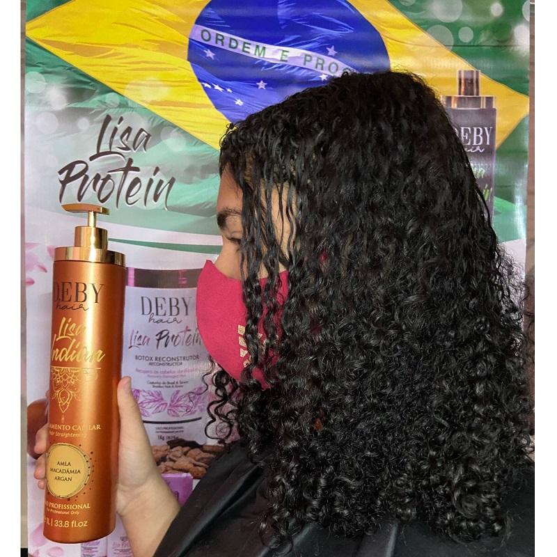 Lissage indien 120ml<br /> Deby Hair Lisa Indian avec clarifiant